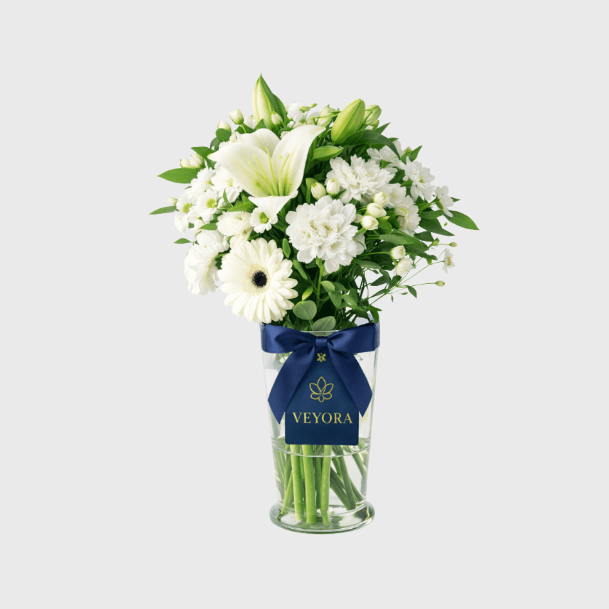 Arranjo de Lírios e Flores Clássico